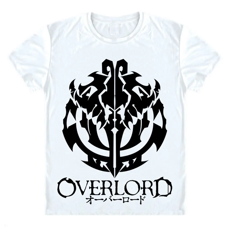 Персонаж Аниме Overlord футболка Ainz Ooal платье albedo косплей костюм Череп undeath армейская