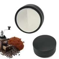 58 3mm mini adjustable espresso powder hammer convex distributor coffee tamper free shipping