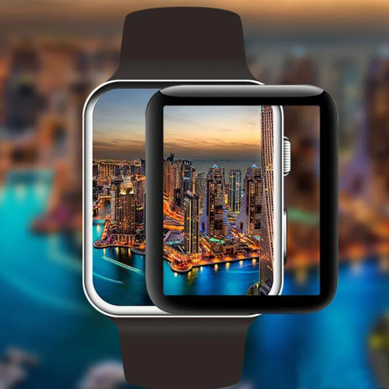 Для Apple Watch Series 4 40 мм 44 закаленное стекло 3D изогнутый край Полное покрытие