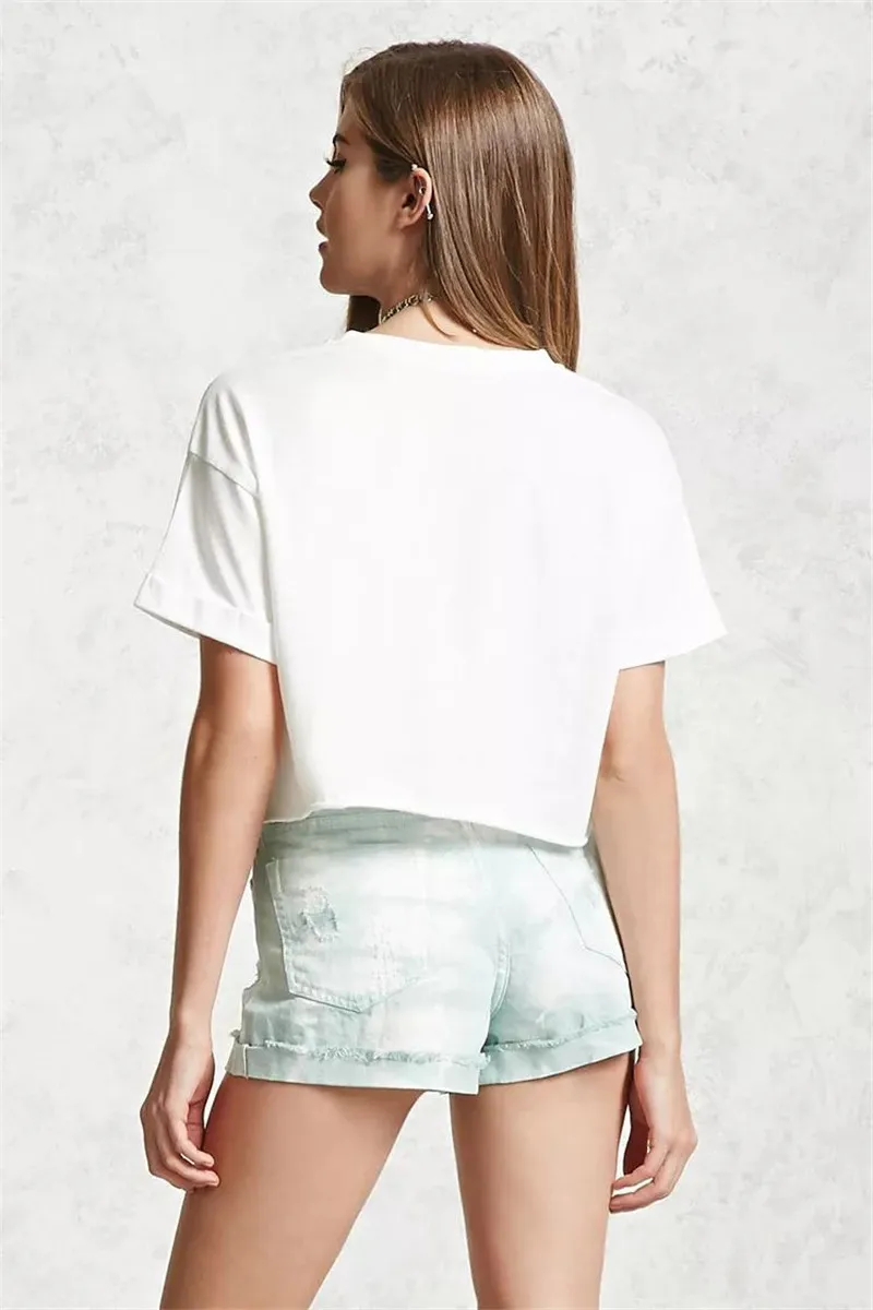 

Women's short sexy v-neck short sleeve solid color T-shirt