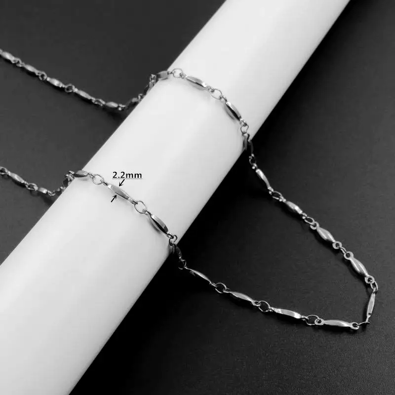 Steel Color Золотая цепочка для женщин модное ожерелье с сердцем из нержавеющей стали женские ювелирные изделия подарок ожерелье - Окраска металла: Steel Color