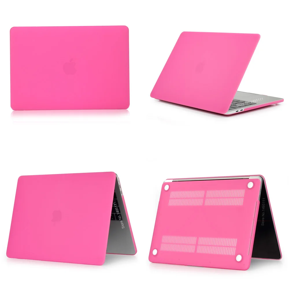 Цветной чехол для ноутбука Apple macbook Air Pro retina 11 12 13 15 для Mac book 13,3 дюймов с сенсорной панелью+ чехол для клавиатуры