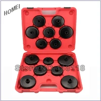 professional car tool set 14pcs cup type oil filter wrench oil filter removal set
