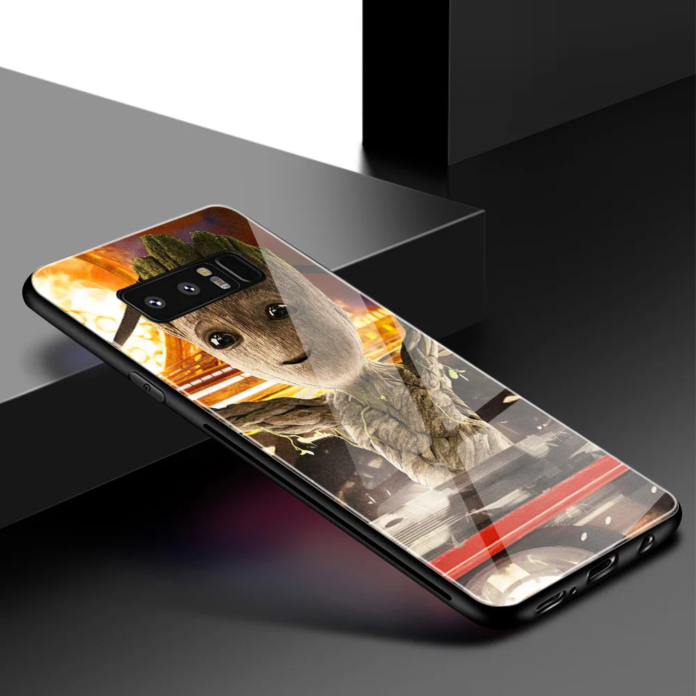 Чехол для samsung S9 чехол Стекло милый есть Грут чехол для samsung Galaxy Note 8 Note 9 10 S8 S9 S10 плюс S10 lite
