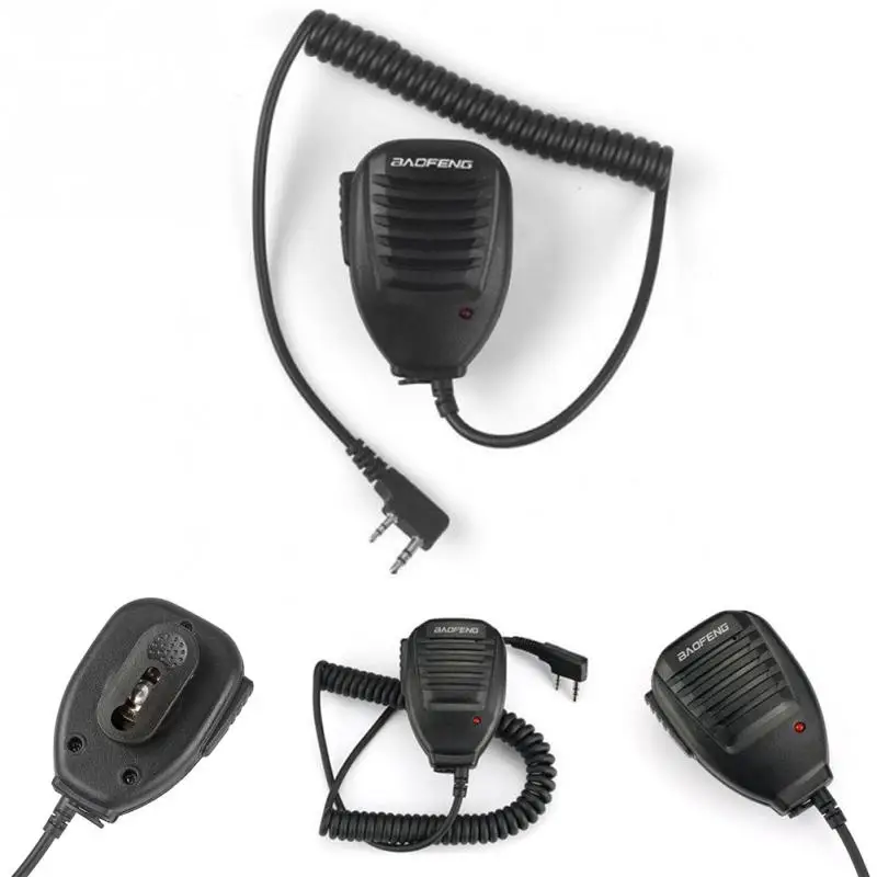 PTT динамик микрофон Аксессуары для Baofeng UV-5R Bao feng BF-888s радио dois микрофон для компьютера радио спикер микрофон