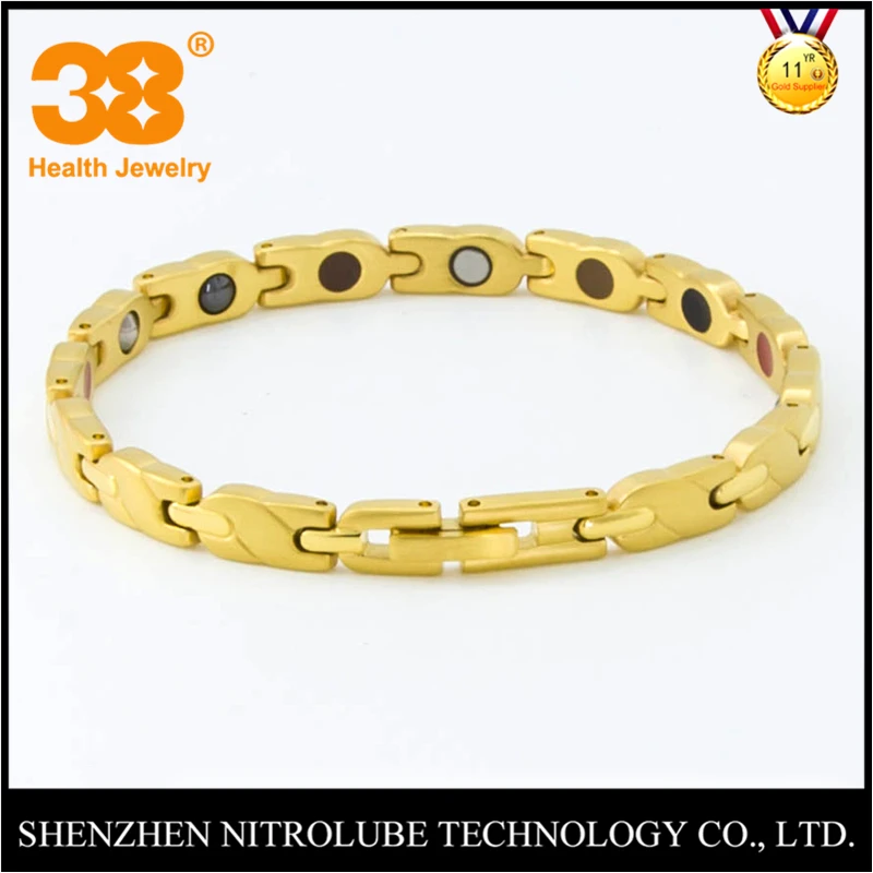 38 Hot Sale Health Healing Jewelry Magnetic Balance Men Bracelet BangleStainless Steel Chain Link Germanium For Women | Украшения и