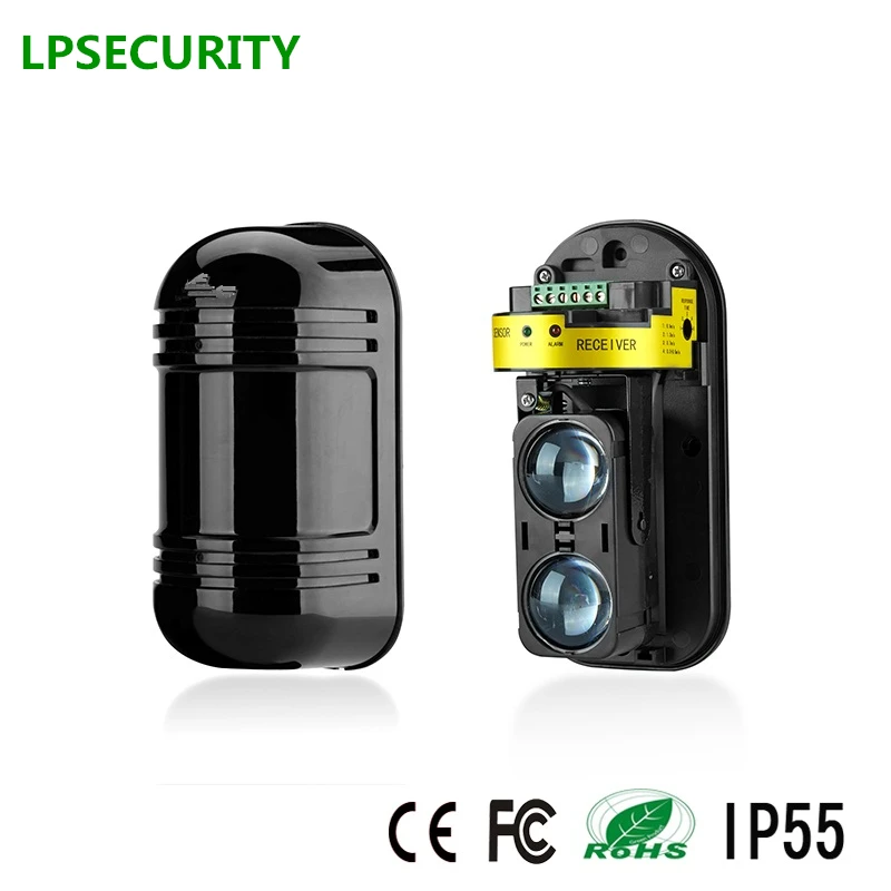 Инфракрасный детектор LPSECURITY 100 м охранная сигнализация для вторжения