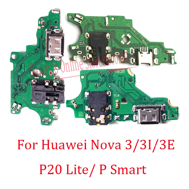 Usb-разъем для зарядки и док-станция USB гибкий кабель Huawei Nova 3 3I 3E P20 Lite P Smart Nova3 Nova3i