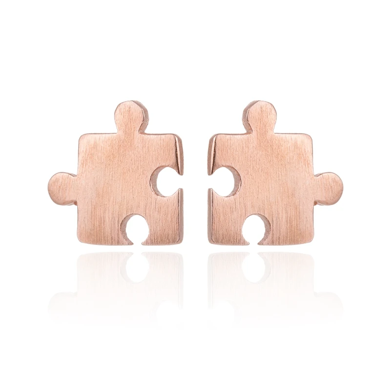 Yiustar Для женщин Модные украшения мини-головоломки уха шпильки милые узник Милый