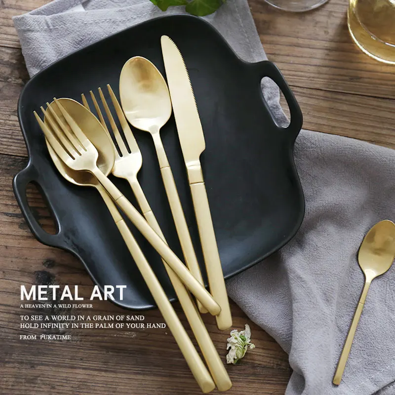 Высококачественная столовая посуда из нержавеющей стали 304 столовые вилки ножи