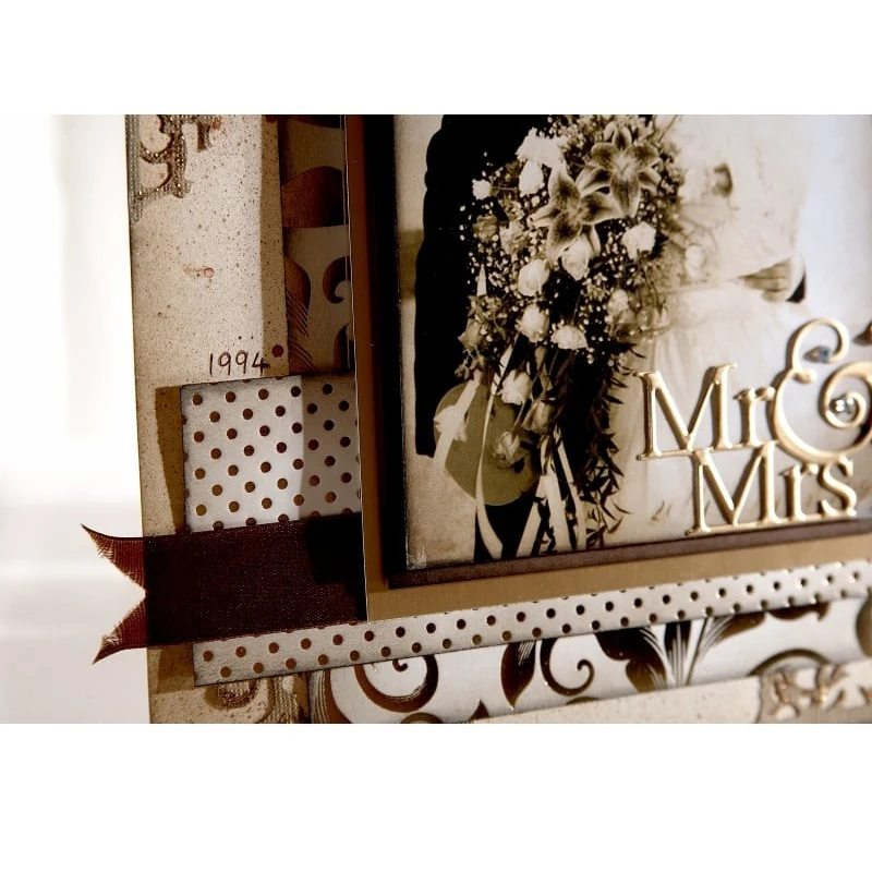 Слово Salutation &quotMr &amp Mrs&quot металлические режущие штампы трафареты сделай сам для