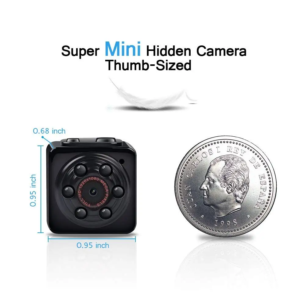 SQ9 1080P Mini DV DVR Камера для мини видеокамер с Ночное видение Обнаружение движения