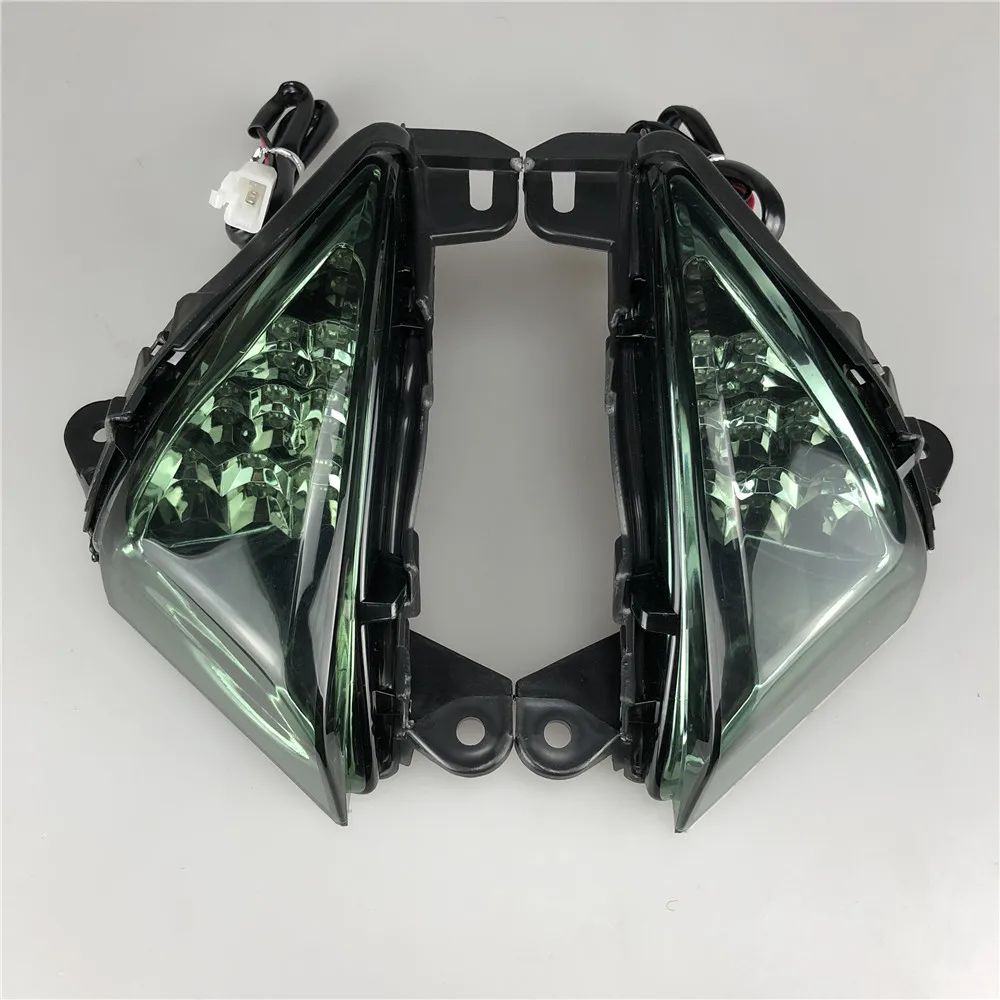Передний светодиодный указатель поворота Световые индикаторы мигалка для KAWASAKI ZX6R ZX10R Z750 Z1000 NINJA 650R ER6N ER6F аксессуары для мотоциклов
