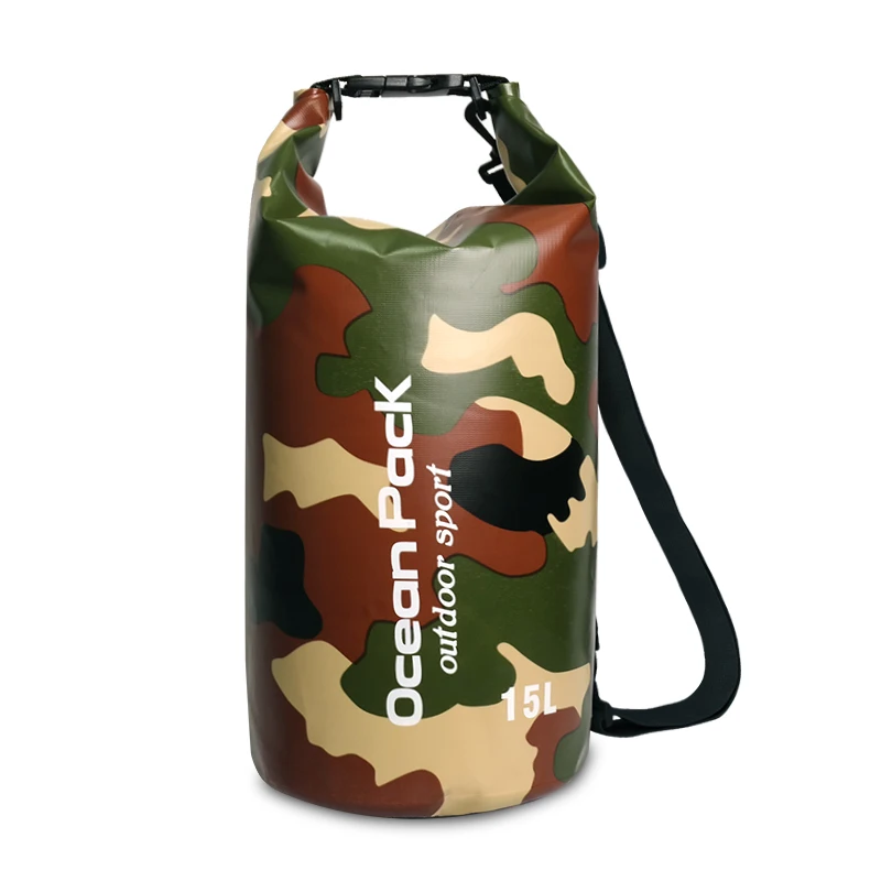Водонепроницаемый камуфляжный рюкзак из ПВХ 2 30 л|diving float|sport swim bagswaterproof dry bag |
