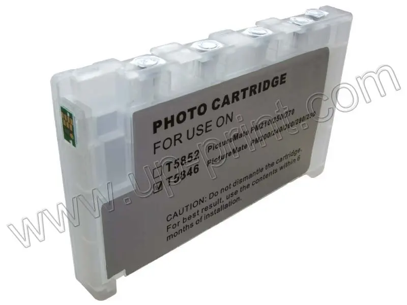 10 шт. T5846 многоразовый картридж для Epson PictureMate PM200 PM240 PM260 PM280 PM290 PM300 pm225 с чипом arc |
