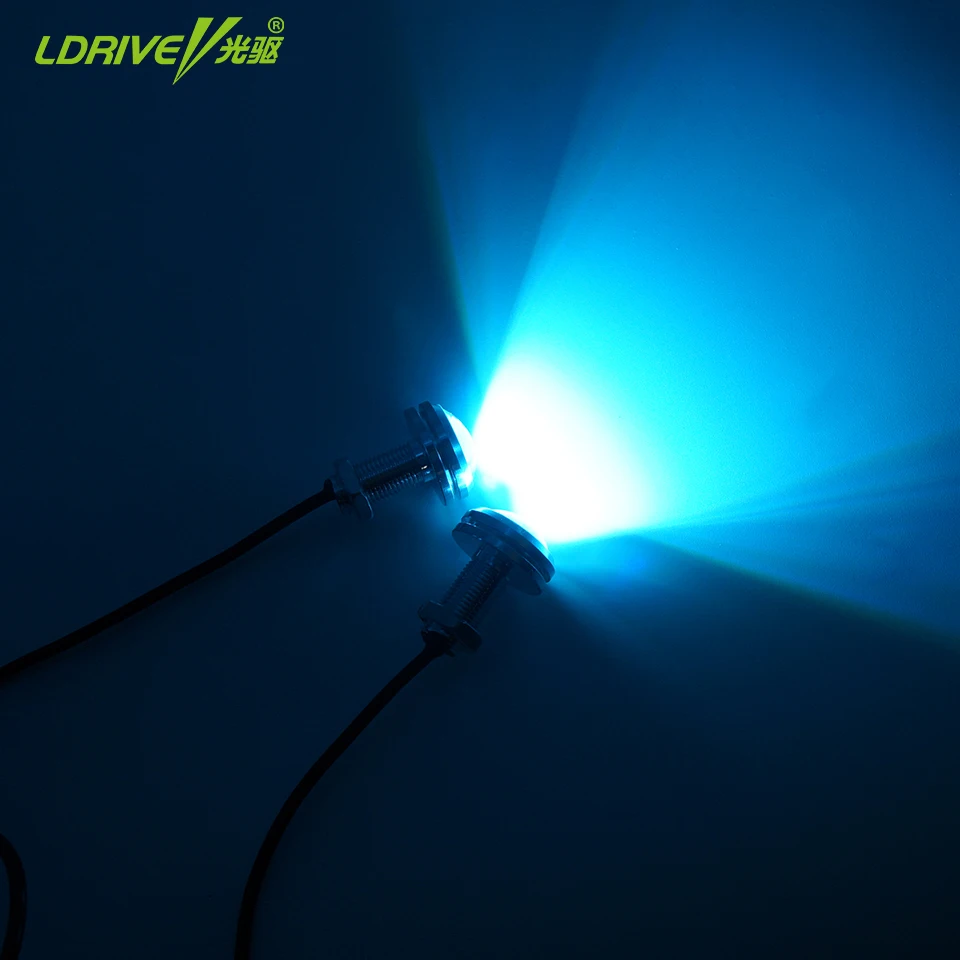 LDRIVE 23 мм 2 шт./лот соколиный глаз Автомобильный светодиодный Противотуманные фары