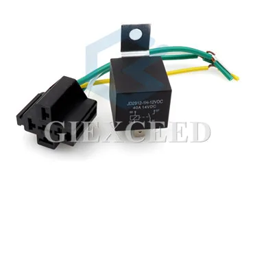 Высококачественная 4-контактная автомобильная розетка-реле с железным монтажным