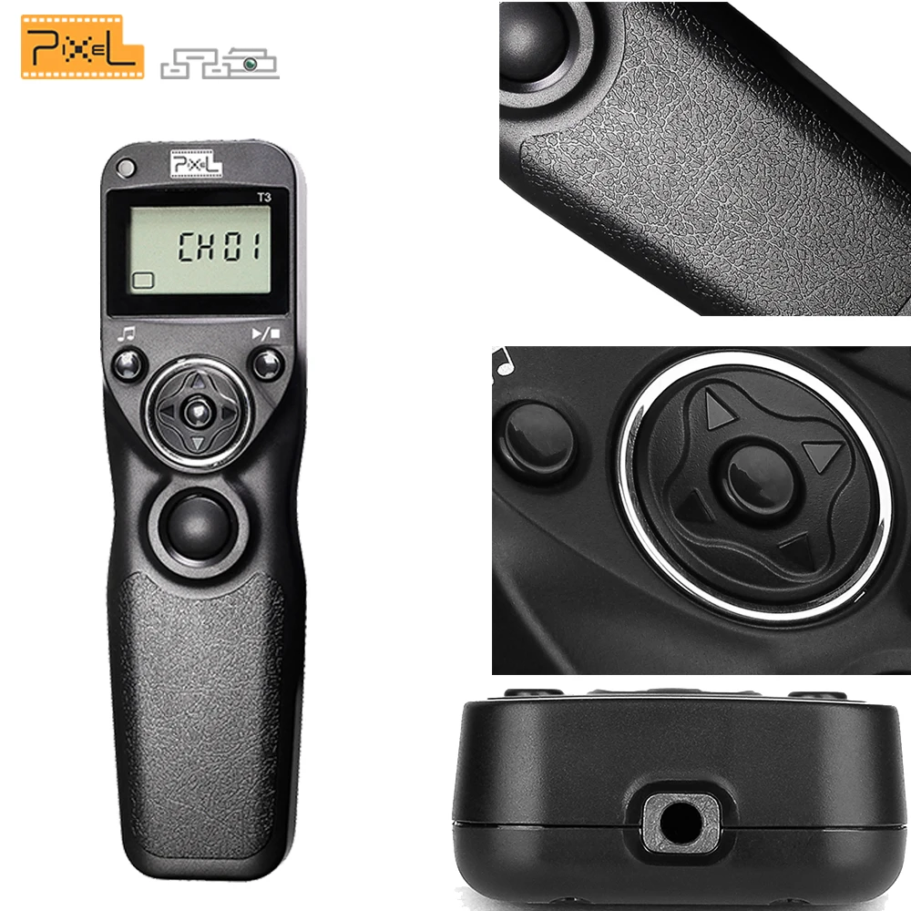 Проводной затвор спуска таймера кабель дистанционного управления Шнур пикселя T3