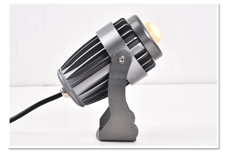 Светодиодный уличный ландшафтный светильник 10 Вт узкий дальнего действия