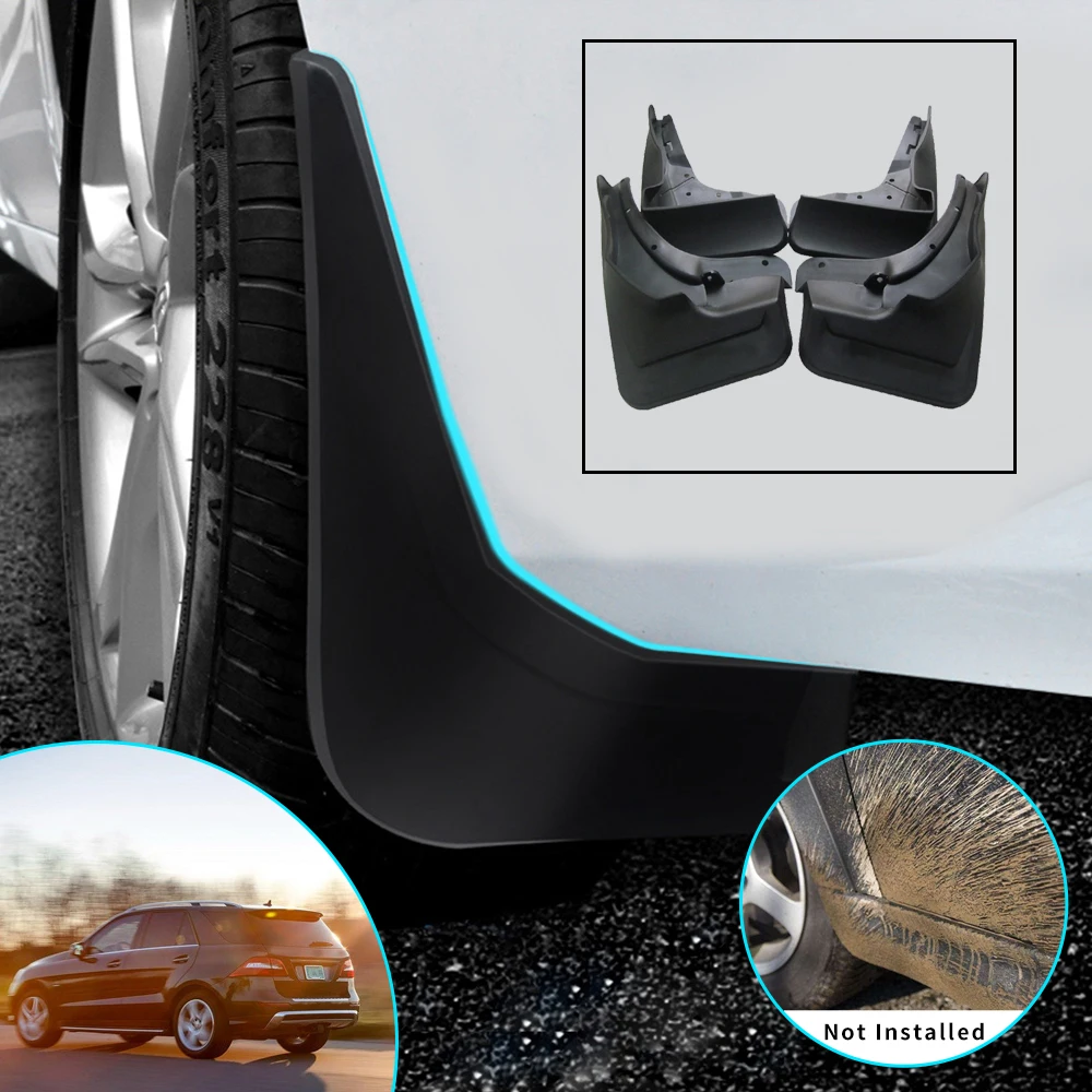 Передние и задние брызговики для Mercedes Benz (W166) M Class 2012 2016 автомобильные