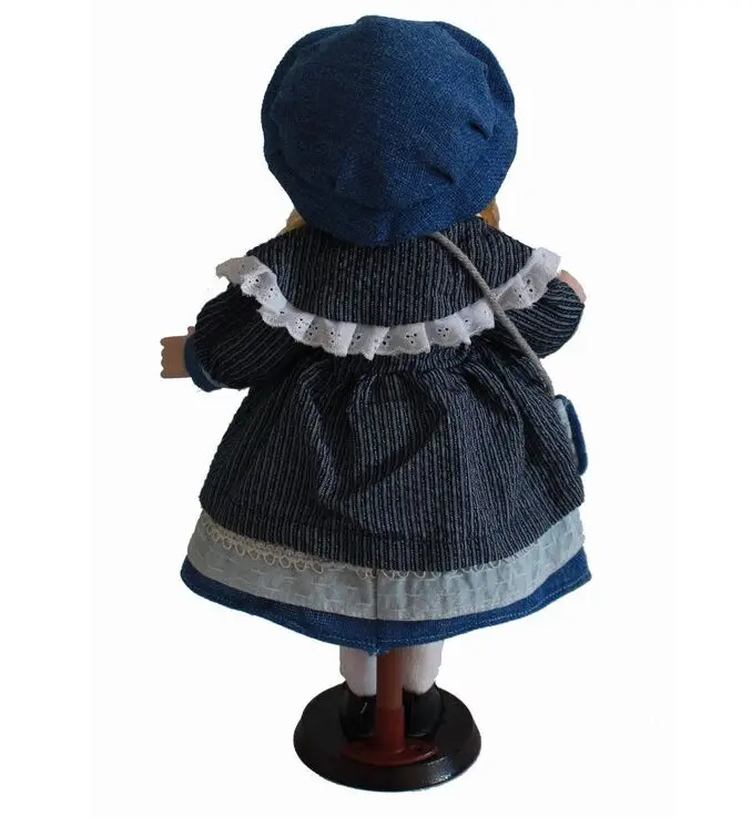 

40cm cute girl rural Field Village porcelain Leisur girl doll European ceramic doll style home decoration Christmas gifts
