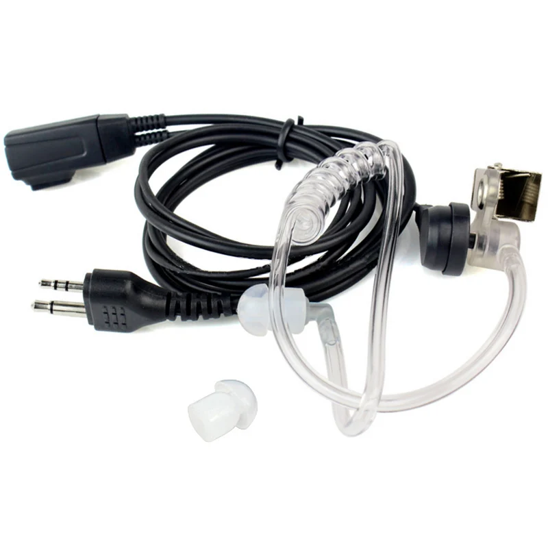 TOP Air Acoustic Tube Earbud Earpiece Earphone Mic for Midland Walkie Talkie Alan GXT G6 G7 G8 G9 75-810 GXT650 LXT80 Rad | Электроника