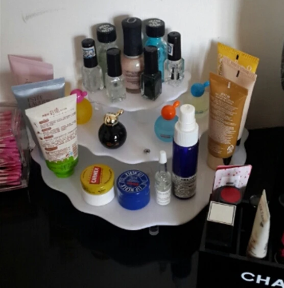 Акриловый веер для демонстрации косметики парфюмерия лак ногтей полка мелких