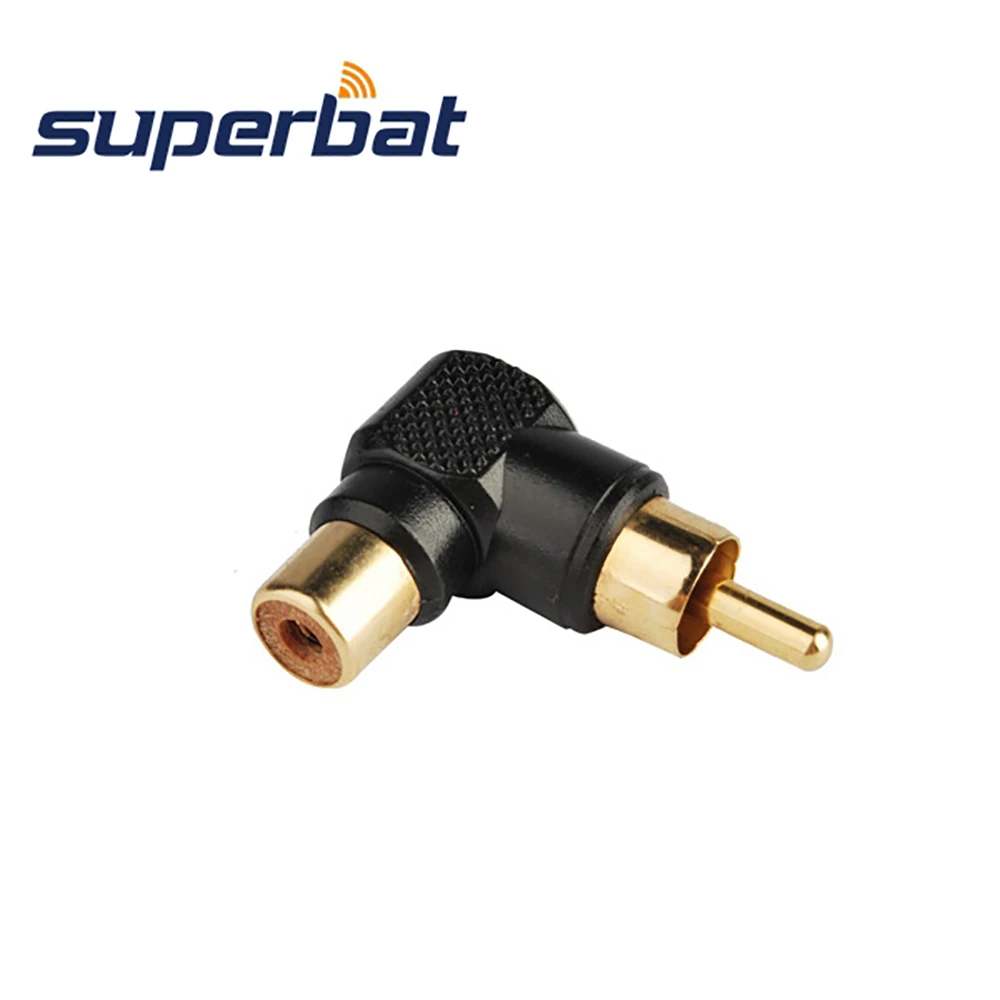 Superbat 5pcs RCA Male to Female Connector PLUGS Connector
