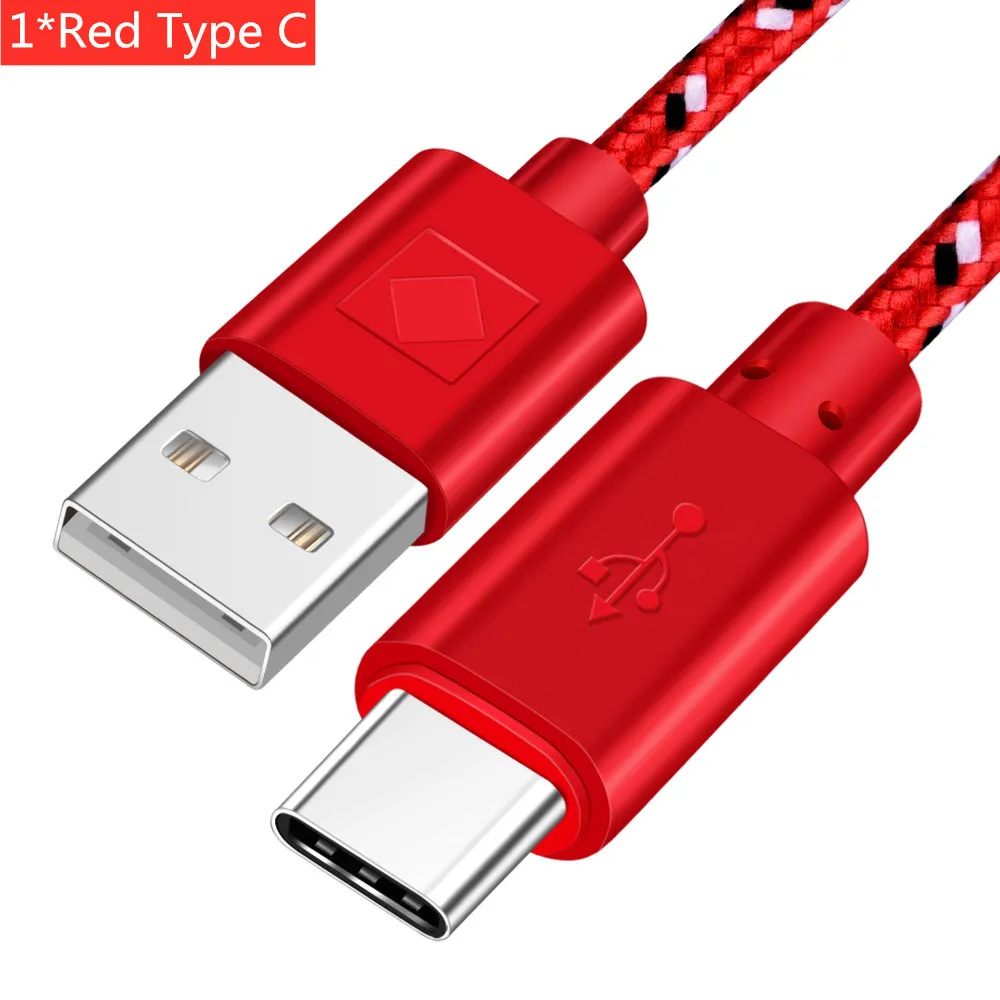 Кабель Micro usb type-C ROMICHW 1 м 2 м 3 м нейлоновый кабель для быстрой зарядки для samsung Xiaomi huawei LG Android Micro usb type-C USB шнур