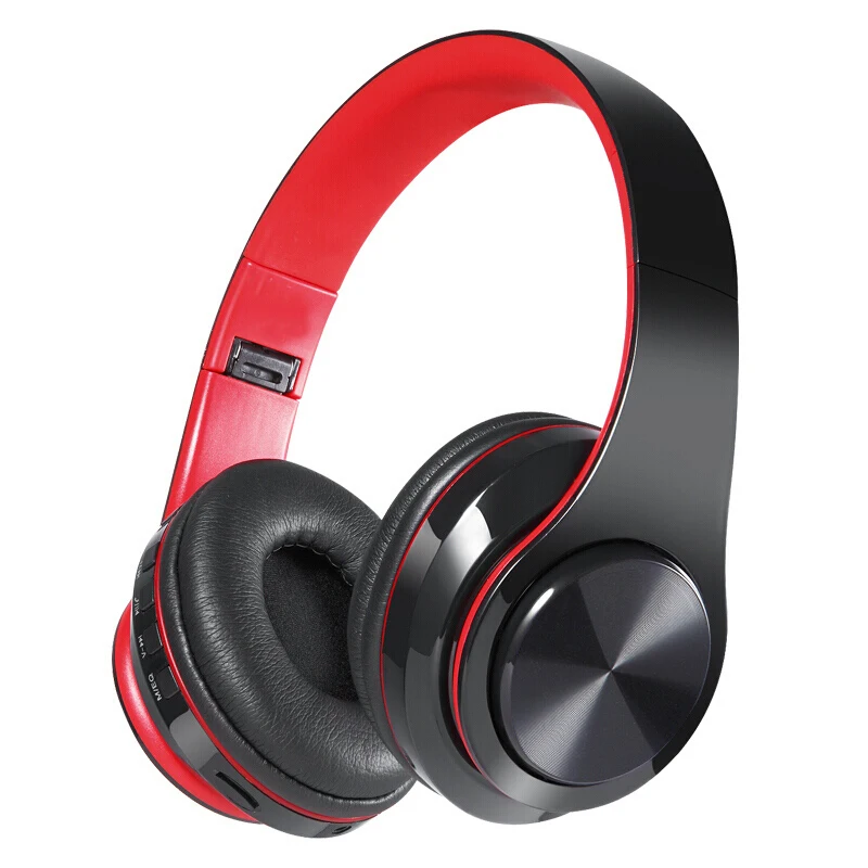 За ухо стерео Беспроводной наушники Bluetooth складной TF карты MP3 AUX воспроизведение