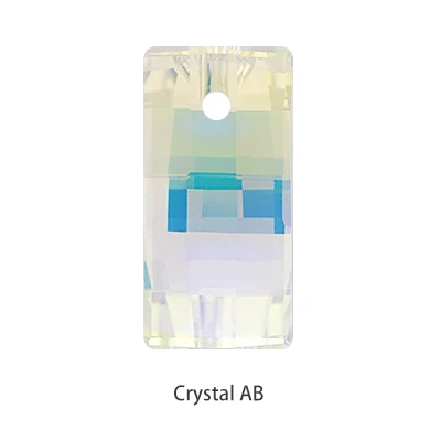 Crystal AB Стеклянная подвеска для изготовления ювелирных изделий, стразы, кристальная подвеска, ожерелье, блестящее украшение для свитера, подвеска для одежды - Цвет: Crystal AB