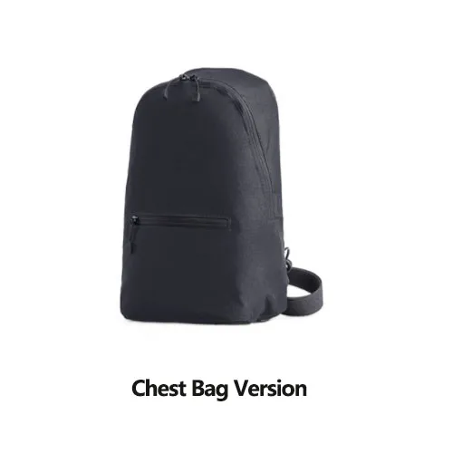 Chest Bag Black Xiaomi Mijia Youpin Home ZanJia легкая серия маленький рюкзак и нагрудная сумка через плечо - Цвет: Chest Bag Black