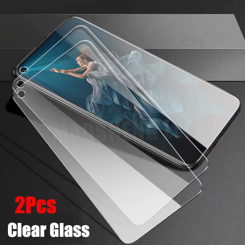 2Pcs HD Glass 2 шт./лот, закаленное стекло для Huawei Honor 20 Pro, защита экрана 9 H, против Blu-ray, стекло для Huawei honor 20, защитная пленка - Цвет: 2Pcs HD Glass