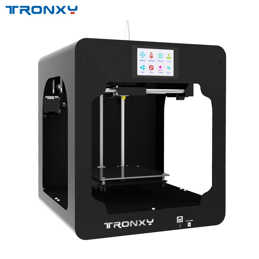 Новейший 3D принтер Tronxy C2 полностью металлический Домашний Настольный машина 3 5