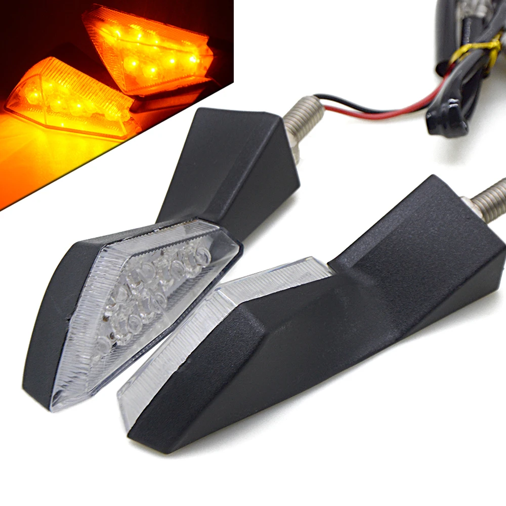 

Motorcycle turn signals modified led blinkers turning signals light Super bright waterproof LED Steering light moto stop llights