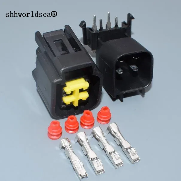 Shhworldsea 4 контакта 2 3 мм Автомобильный гнездовой штекер PCB разъем автомобильный для