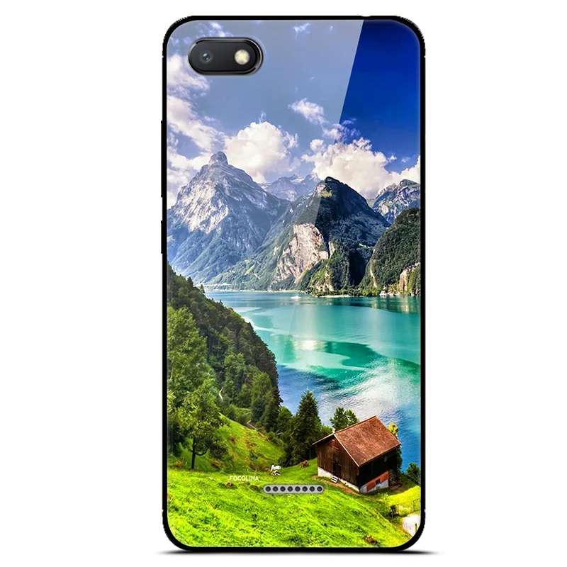 Для Xiaomi Redmi 6A чехол с жестким стеклом чехол s для Xiaomi Redmi 6A 6 A чехол из закаленного стекла для Xiaomi Redmi 8A 8 Redmi Note 8T
