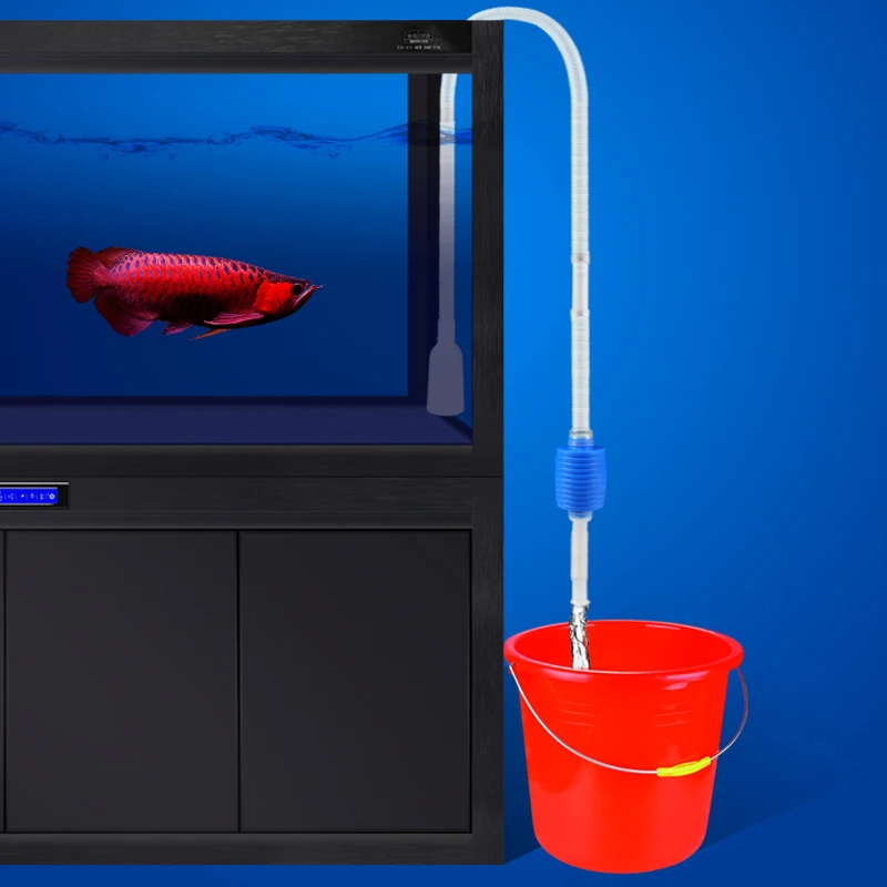 Вакуумный насос сифон очиститель гравия промывка песка Ловушка фильтр