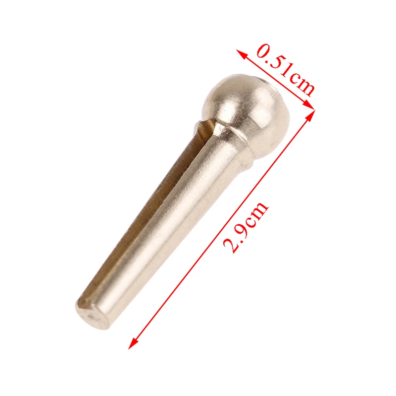 Чистый Медь латунные элементы для гитары порожка Струны ногтей комплект