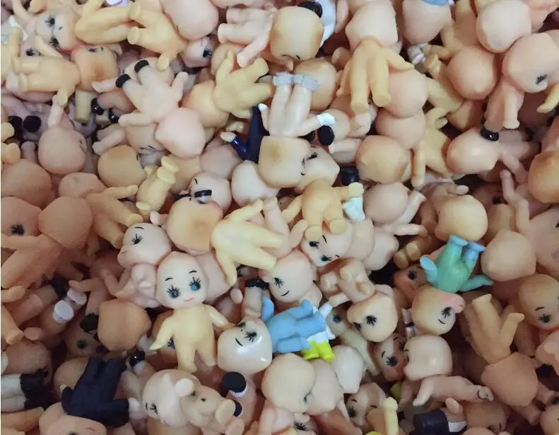 10 шт./лот японская знаменитая мультяшная кукла милая из ПВХ kewpie ангел 3-4 см