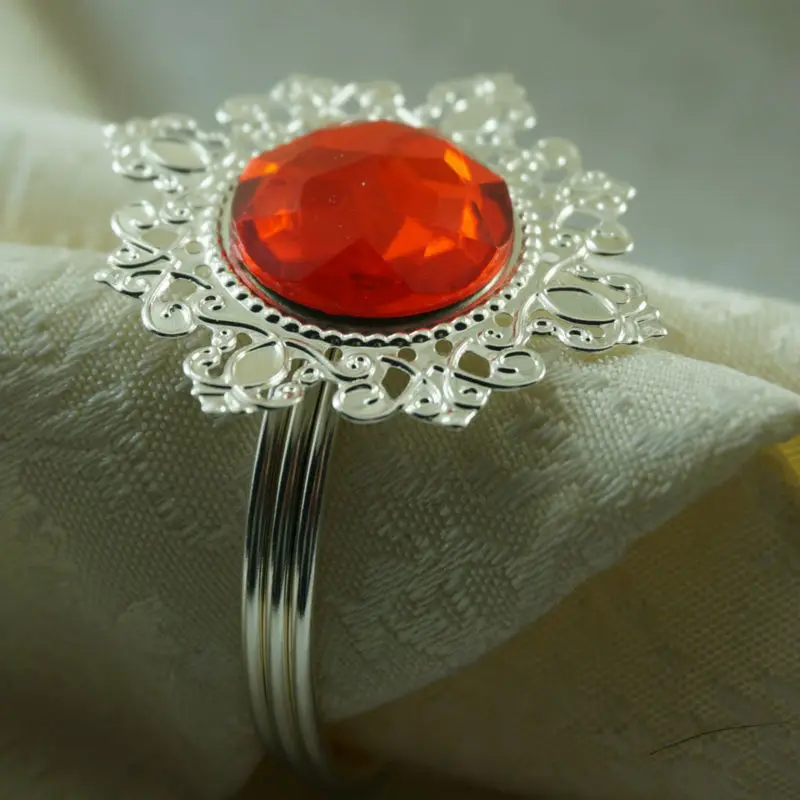 

crystal classical decoration napkin ring,acrylic napkin holder for wedding