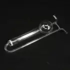 Лабораторная прозрачная стеклянная пористая впитывающая трубка U-образной формы для отбора проб газа, стеклянная посуда, 10 мл