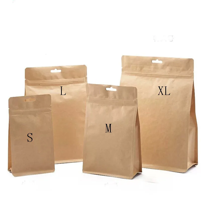 Бесплатная доставка 100 шт/партия крафт бумага чай рис мешок для упаковки конфет