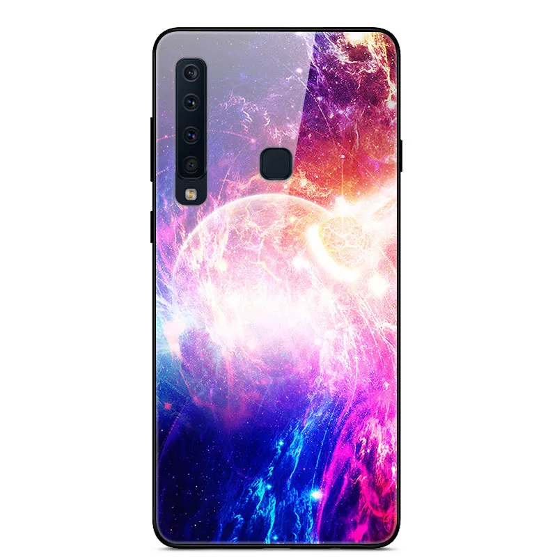 4 A9 2018 6,3 ''для samsung A9 чехол стекло жесткие телефонные чехлы для samsung Galaxy A9 чехол A 9 9A A9S A920 покрытие из закаленного мягкого бампера - Цвет: 4 A9 2018