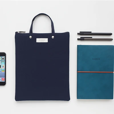 Small 27X22CM Navy Новинка, А4, холщовые офисные портфели для мужчин и женщин, водонепроницаемая сумка-мессенджер, сумка для хранения файлов, сумка-портфель, сумка для IPAD, 1468 - Цвет: Small 27X22CM Navy