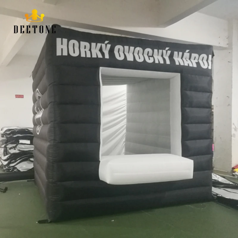 Наружная черная надувная подставка 3 м цирк палатка с воздуходувкой для вечерние