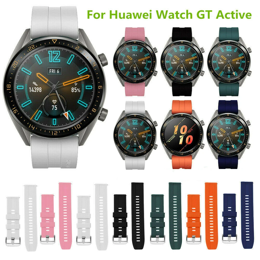 Ремешок силиконовый для Huawei Honor Watch GT active элегантный сменный Браслет наручных