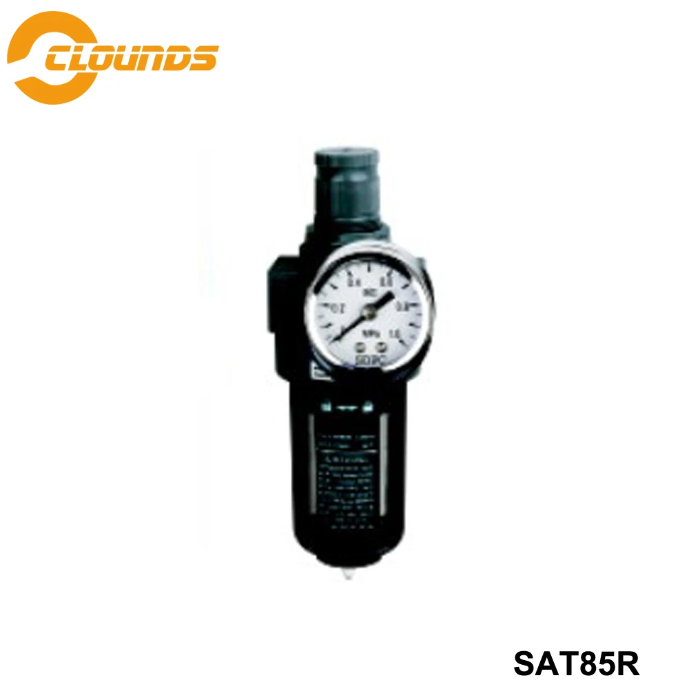 Установка очистки источника воздуха SAT85R, сепаратор водяного масла G1/4 дюйма 3/8 дюйма 1/2 дюйма, блок очистки воздуха, фильтр источника типа AirTAC