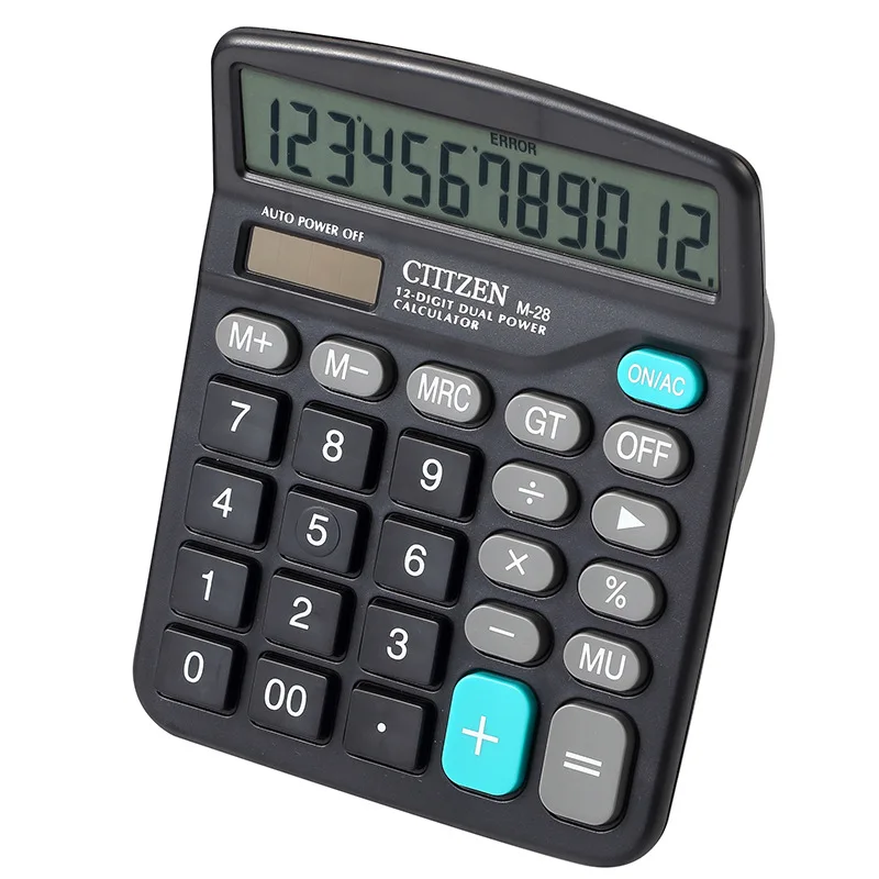 Desktop calculator domestic electric double 12 Digits Office Home Portable | Компьютеры и офис