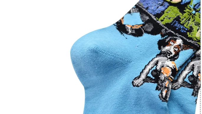 CRAZY FLY Fashion Art Women Socks Abstract Oil Painting Series van gogh Cotton Colorful Harajuku Funny socks